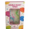 Double Heart Liquid Timer