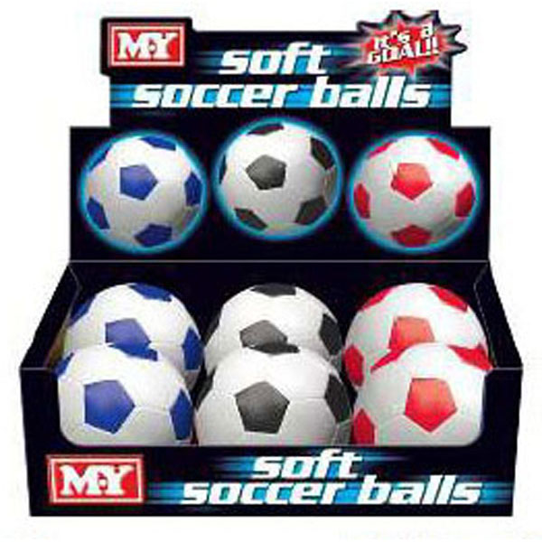 Soccer Ball Soft PVC 6" (15.24cm) New Dimension Oz